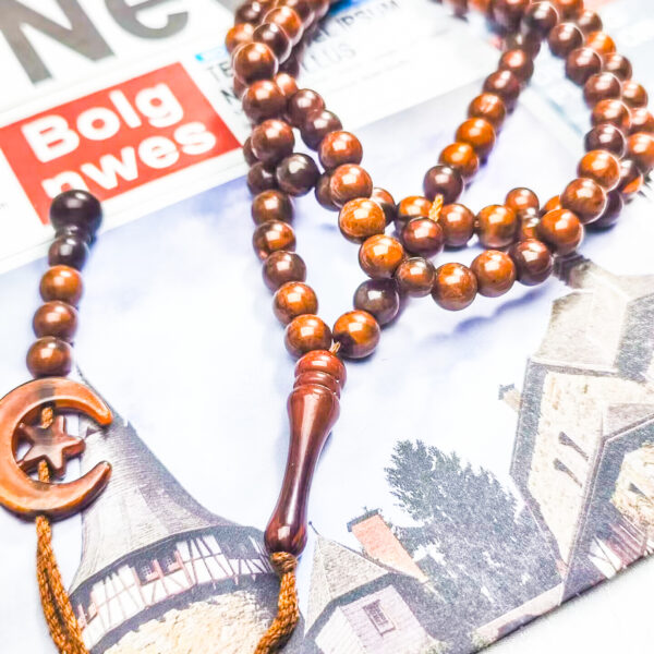 Star & Crescent Tasbih - 99 Beads