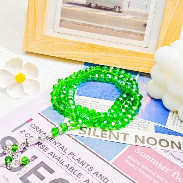 Crystal Tasbih - 99 Beads, 4 Colors