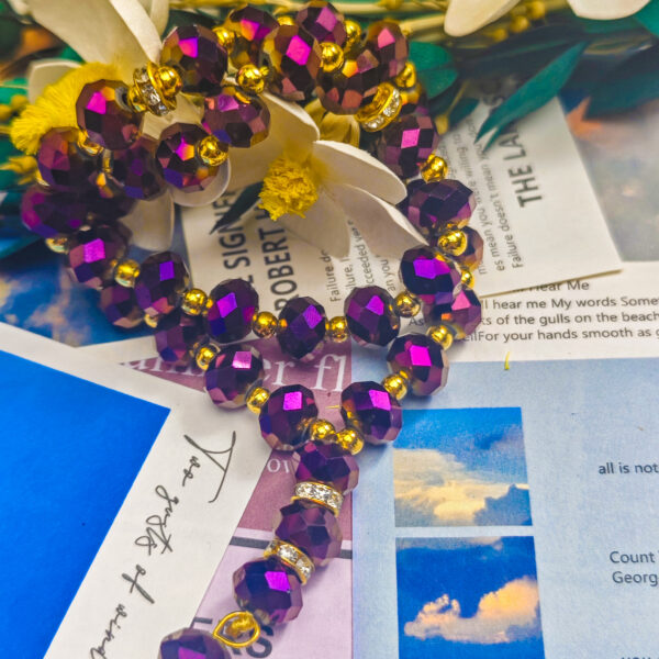 Crystal Prayer Beads - 33 Beads, 6 Colors