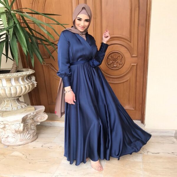 Deep Navy Blue Abaya - Comfortable & Elegant