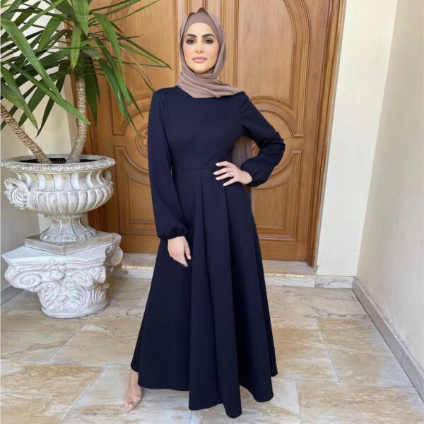 Navy Blue Maxi Dress - Elegant Modern Abaya | Soft & Skin-Friendly