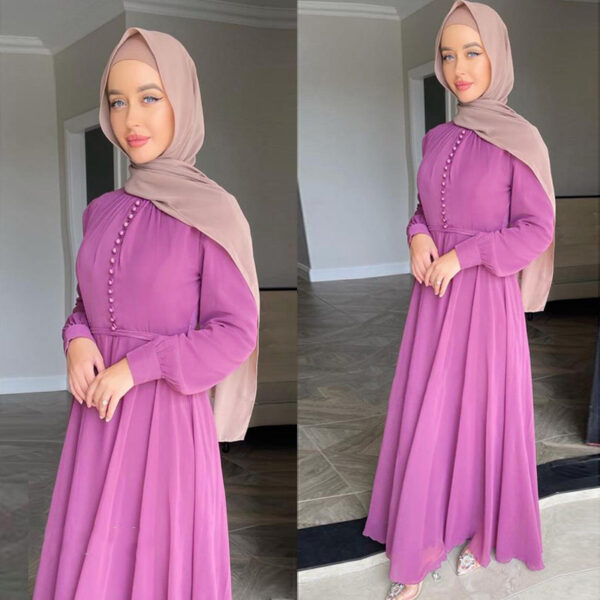 Purple Abaya - Elegant & Comfortable