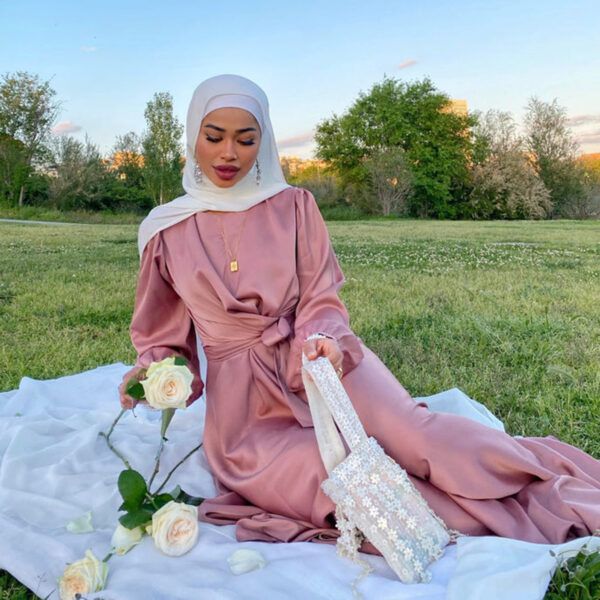 Rose Abaya - Luxurious & Silky Comfort | Skin-Friendly Fabric