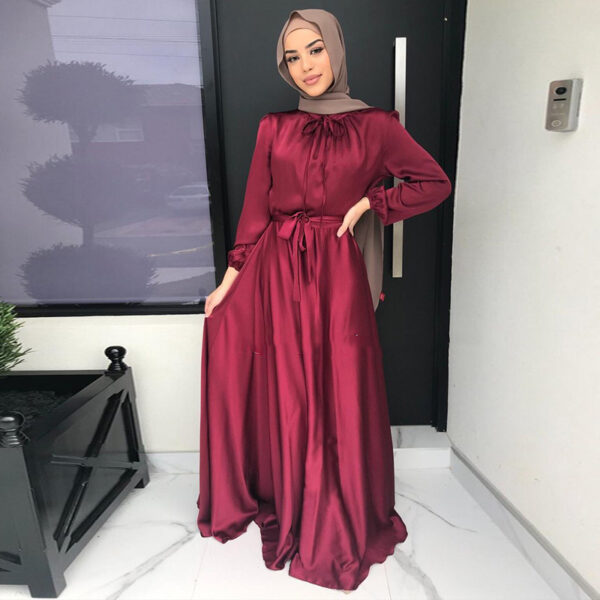 Burgundy Abaya - Comfortable & Skin-Friendly