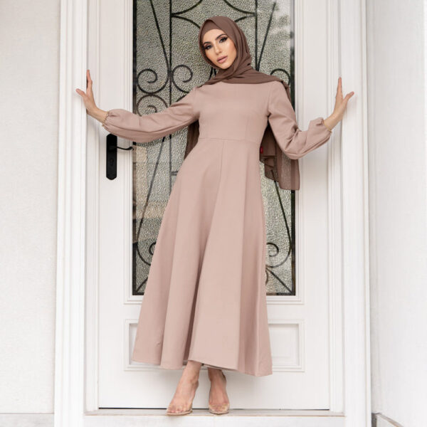 Pink Maxi Dress - Elegant Modern Abaya | Comfortable, Soft & Skin-Friendly